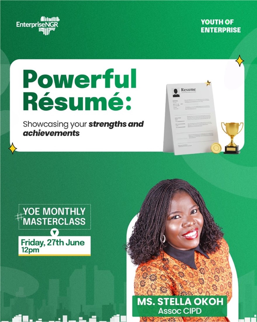 June 2025 YOE Masterclass Powerful Résumé – Showcasing Your Strengths and Achievements